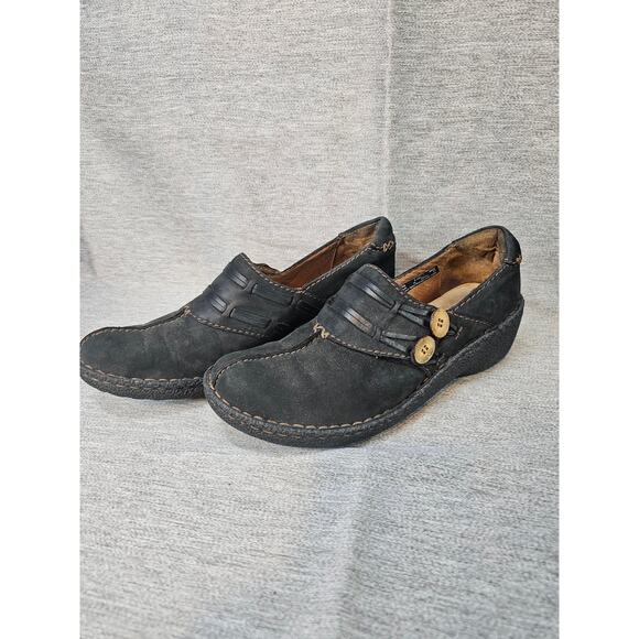 Clarks Artisan Unstructured Leather Slip On Loafer Shoes 82708 US 8.5 - Picture 3 of 9